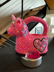 Rhinestone Unicorn Watering Can