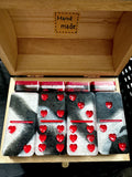 Queen of Hearts Dominoes Set