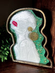 Jade Goddess Silhouette Tray