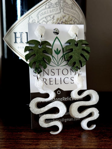 Forest Serpent Dangle Earrings