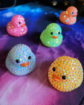 Diamond Duck Rhinestone Rubber Duckie