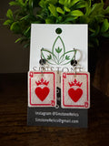 Queen of Hearts Dangle Earrings