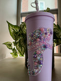 Pastel Pink Purple Mermaid Tumbler