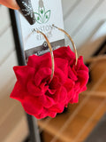 Red Rose Hoops