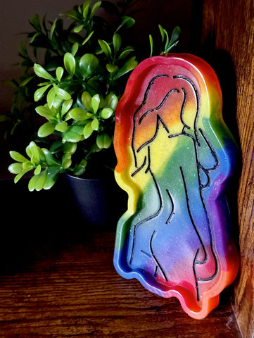 Rainbow Goddess Tray