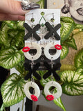 XOXO Lips Dangle Earrings