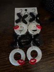 XOXO Lips Dangle Earrings